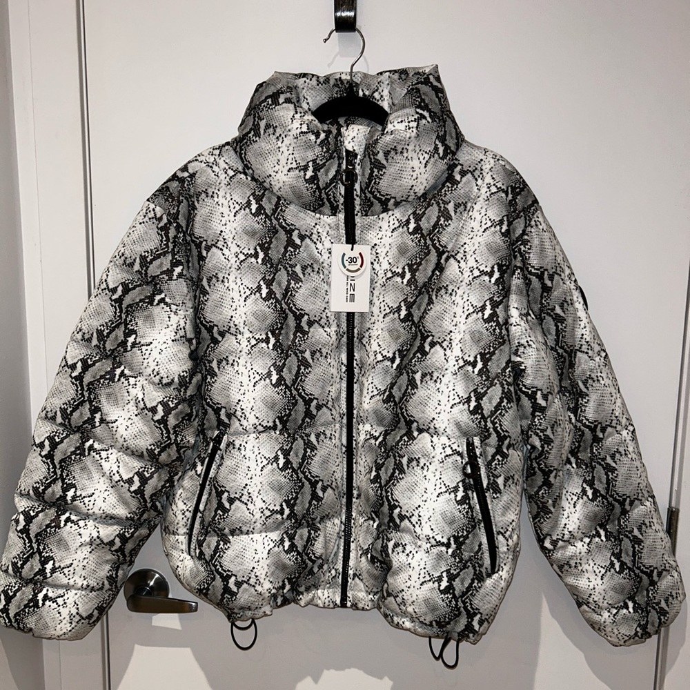 Snake skin print brand new Noize winter jacket